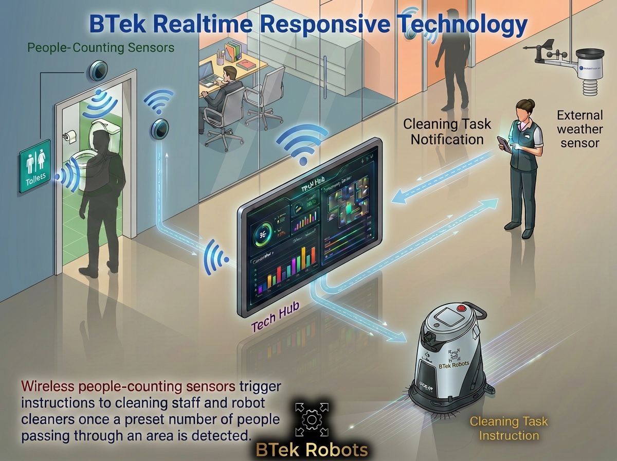 BTek Realtime Responsive Technology system diagram